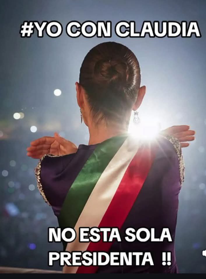 <a href="/Jacinta_Camila/">Jacinta Camila🌻 🇲🇽 💕ojos negros piel Canela.</a> <a href="/BrujaMaldita2/">Bruja Maldita</a> <a href="/JAVIER84453114/">JAVIER</a> <a href="/ramle_laura/">LAURA RAMLE</a> <a href="/OROSOLIDORedes/">ORO SÓLIDO Es México</a> <a href="/Ismuel2181859/">SaToRe del Pueblo</a> <a href="/Amina_maktub/">AminaMaktub🇲🇽🇲🇽🇲🇽🐝</a> <a href="/RoanaBuenavent1/">Mexicana Patriota 🇲🇽🇲🇽🇲🇽 Primero México.</a> <a href="/berdejo_victor/">Victor Berdejo</a> <a href="/Anamariavazquez/">Ana María Vázquez</a> <a href="/alfonso/">@lfonso🇲🇽</a> <a href="/RESObradorista/">❤🖤🤍💜💙 #RESO</a> <a href="/CESA2209/">César Eduardo</a> <a href="/PaulosorioDr/">Paulino Osorio</a> <a href="/Avelemor/">Avelemor</a> <a href="/HAM120539/">Hector Aguilar</a> <a href="/SoyPedr95551952/">Soy Pedro.</a> <a href="/Burllon/">Ocsicnarf Reivaj</a> <a href="/FancyandTheCity/">Nancy Nieto</a> <a href="/ConLa4T2024/">Sr. Jauregui</a> <a href="/garadidele/">Pavaroti</a> <a href="/Diotimais/">Isolda</a> <a href="/ArrazolaVecina/">Claudia</a> <a href="/platagarbutt31/">Sandruska psicótica y bellaca 🌙🪐</a> <a href="/pechiporter/">Reyna Garcia</a> <a href="/IYAzGrande/">I de puntito i con Ámbar.</a> <a href="/ahuizotl70/">maxtli</a> <a href="/EloisaV84411270/">Eloisa Villarreal</a> <a href="/Bgg6017/">Cide Hamete Benengeli 🍥</a> <a href="/MariaEl95097388/">Mariel</a> <a href="/ivyc61/">Ivonne CG</a> <a href="/letiblancossio/">Leti Blanco</a> <a href="/rociomag3/">ROSQUI MARÍA</a> <a href="/salvarafp/">laura Castillo</a> <a href="/catrina_nortena/">La Catrina Norteña</a> <a href="/Flavio6107ROCA/">FABIAN ROCA 🇲🇽Defeño</a> <a href="/eltemagv/">Guille Vidal</a> <a href="/poeterapia/">Poeterapia</a> <a href="/IlanBalam/">ilan</a> <a href="/unam_condor/">JOSÉ</a> <a href="/DOLJESSY/">❤❤doljessy❤❤AMLOVER❤❤#RedAMLO</a> <a href="/SilviaIllades/">Silades🇲🇽</a> <a href="/Claudiashein/">Claudia Sheinbaum Pardo</a> <a href="/RicardoBSalinas/">Don Ricardo Salinas Pliego</a> <a href="/ClaudioXGG/">Claudio X. González G.</a> <a href="/PartidoMorenaMx/">Morena</a> <a href="/JulioOmarGS/">Julio Omar Gómez</a> <a href="/fifacom_es/">FIFA (Español)</a> <a href="/lopezobrador_/">Andrés Manuel</a> Mi querida Camilita
Desde mi trinchera" emocionada  al escuchar su discurso  de nuestra hermosa  y fuerte,directa y sin tapujos
Presidenta, de los Mexicanos 
Que amamos la paz , y la transformacion del País 
Abrazo a la distancia mi Camilita.