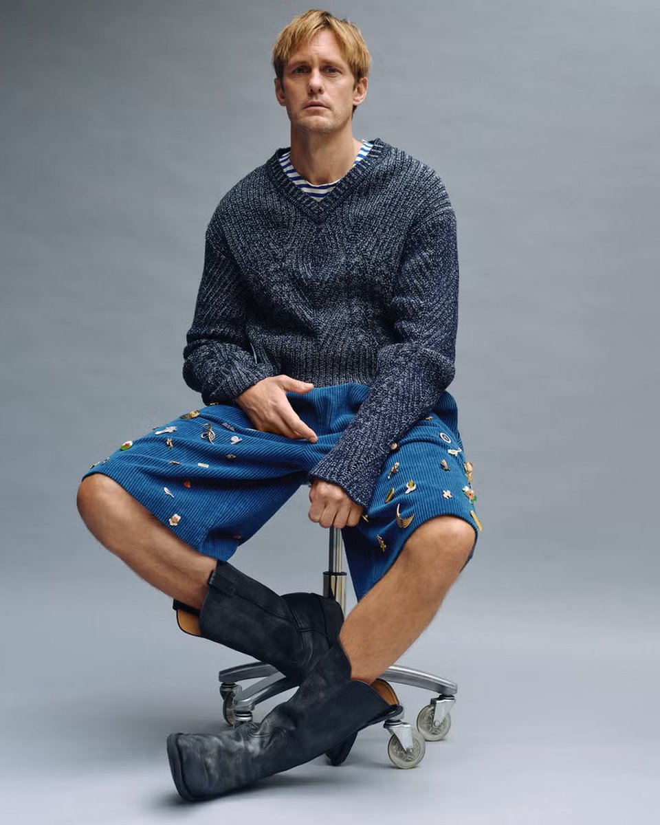 A24's tweet image. &quot;My grandmother was incredibly sexually liberated. She would have enjoyed Pillion&quot; Alexander Skarsgård for @EsquireUK