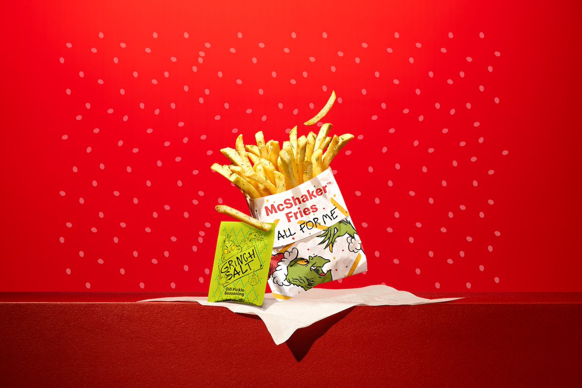 🚨 McDonald’s Just Dropped A Grinch Meal That Includes Dill Pickle Fries 🚨

Tangy pickle fries + Grinch energy = December sorted. Coming soon 👀