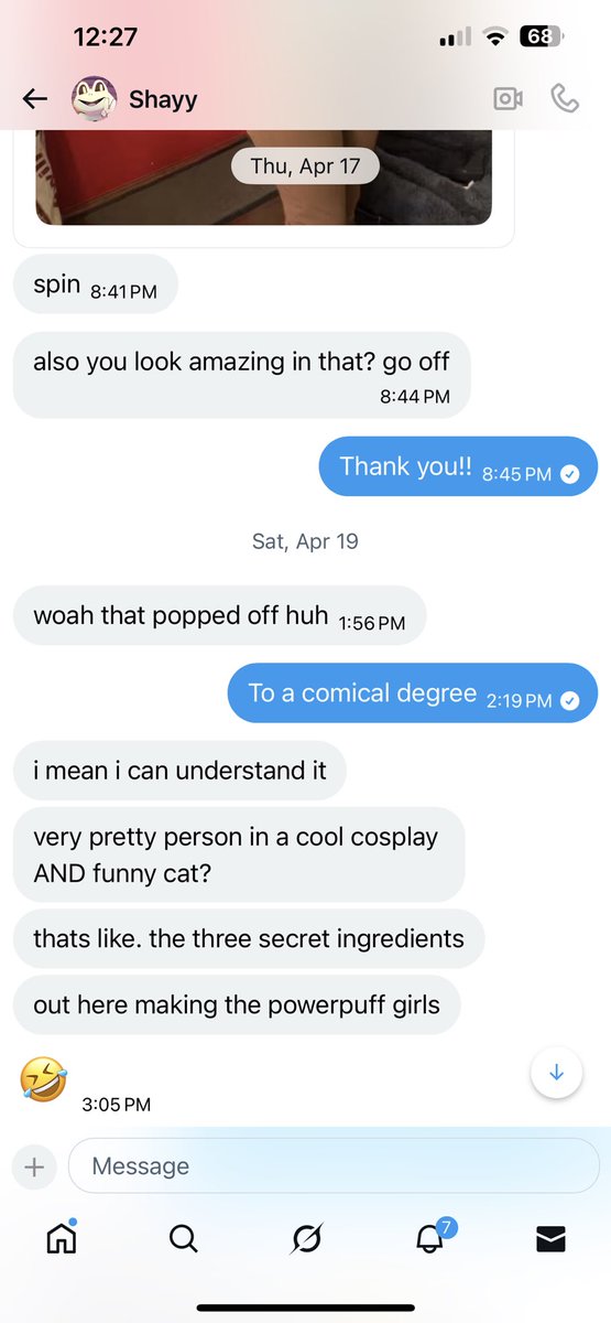 neorouxls's tweet image. Shayy absolutely has a pattern of behavior with approaching peers and fans flirtatiously and attempting to get closer. They approached me flirtatiously multiple times (while I&apos;m in a monogamous relationship), and made a point to say they wanted to get closer to me privately.