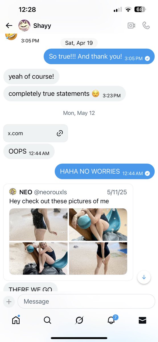 neorouxls's tweet image. Shayy absolutely has a pattern of behavior with approaching peers and fans flirtatiously and attempting to get closer. They approached me flirtatiously multiple times (while I&apos;m in a monogamous relationship), and made a point to say they wanted to get closer to me privately.