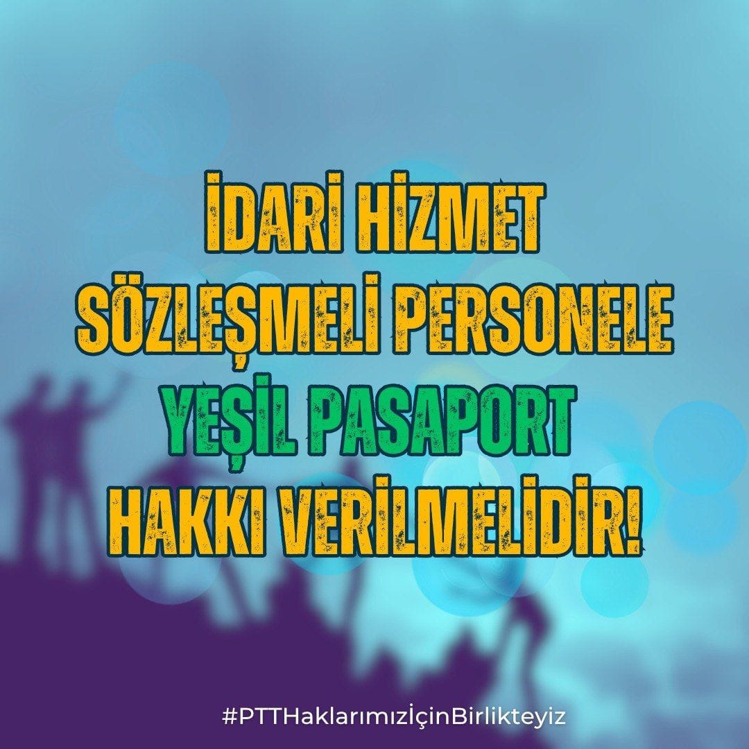 #PTTHaklarımızİçinBirlikteyiz