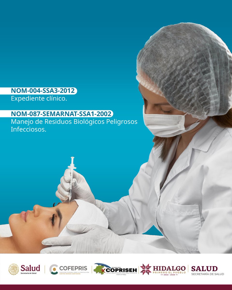 coprisehgo's tweet image. Cumplir la norma también es proteger tu salud.
Si ofreces procedimientos quirúrgicos con fines estéticos, revisa la Guía de Autoverificación para establecimientos médicos .
Consulta el acta de verificación y todos los detalles en:  bit.ly/3WKHfDE