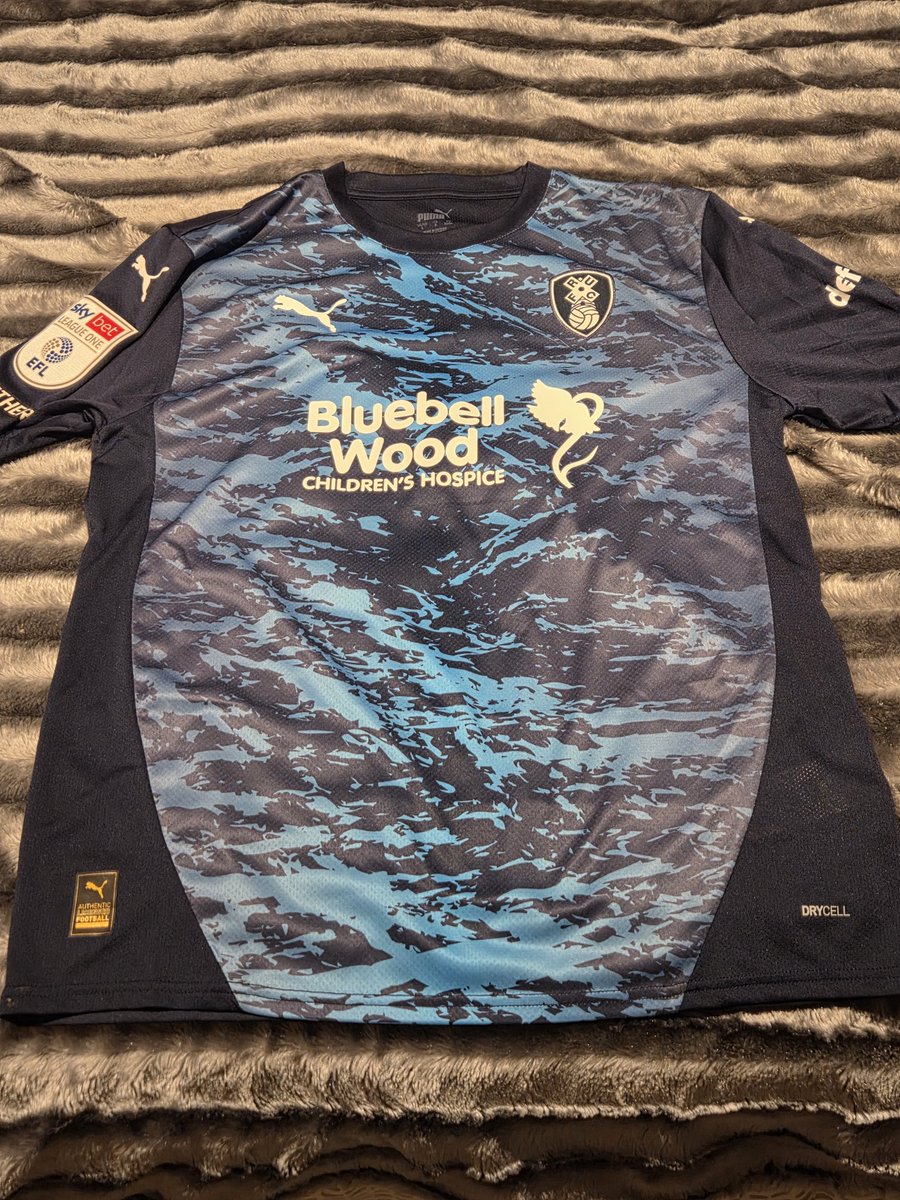 chris_kyte's tweet photo. https://t.co/Ie8b0QY6SI

Match worn shirt from last season, signed by Jordan Hugill £5 per number bonus ball raising funds my my sons team Rawmarsh St Josephs U7s Whites. Please comment on the Facebook post for payment details https://t.co/6VwEqcHuHD