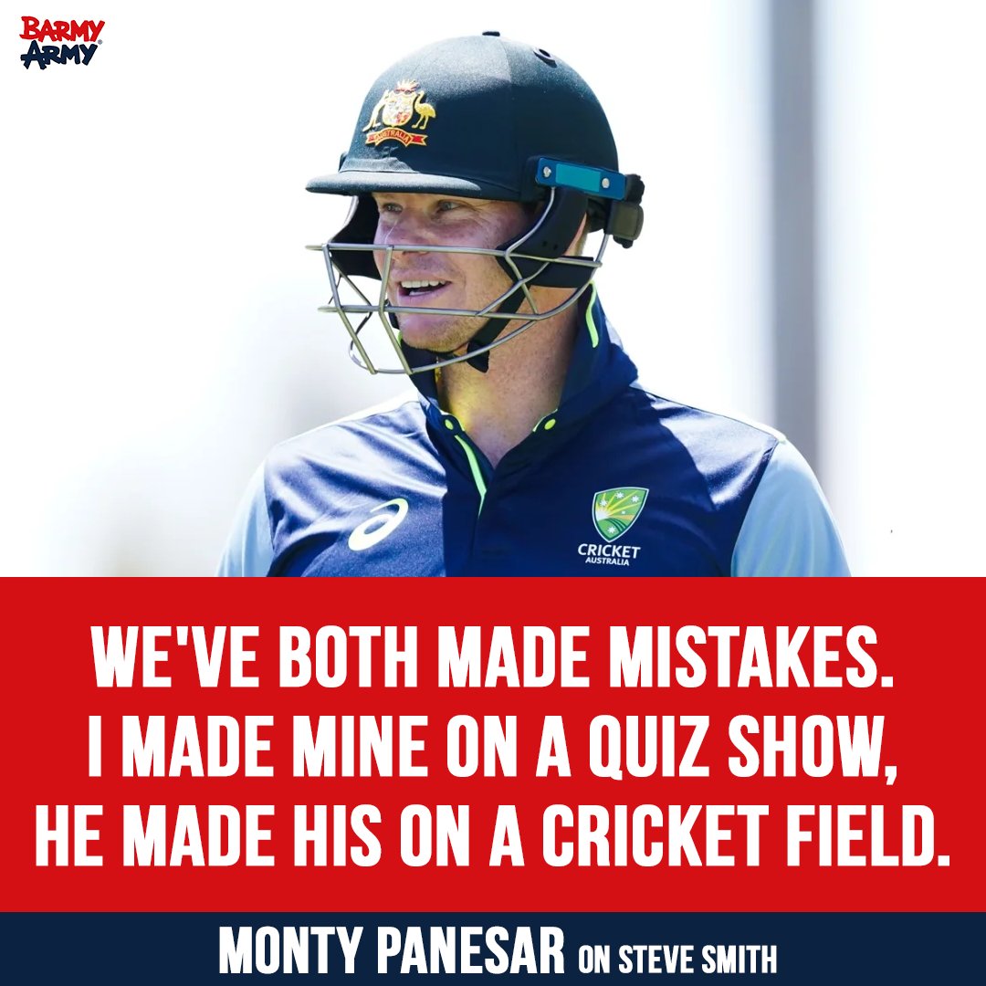 Mic drop from Monty.

#Ashes