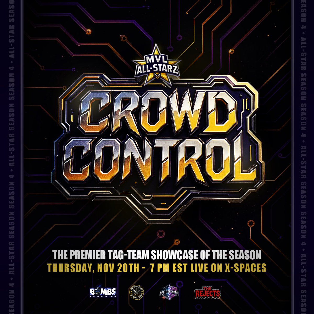 METAVERZUZ's tweet image. 🖥️ METAVERZUZ: CROWD CONTROL

Tonight, the power is yours.

For the first time ever, the fans will shape every match of this All-Star VERZUZ event. You decide the category and stipulation.

Pull up and let your voice be heard! Live tonight — 7PM EST.

Set Your Reminders ⬇️