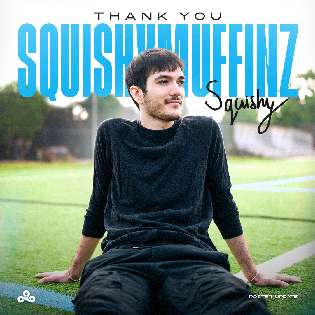 Today, we bid farewell to <a href="/SquishyMuffinz/">Squishy</a>, an integral part of our Rocket League journey and history.

As we step away from RL, we’re grateful for his contributions and the lasting impact he’s made on our team and community.

We wish him the best in his future endeavors! 💙
