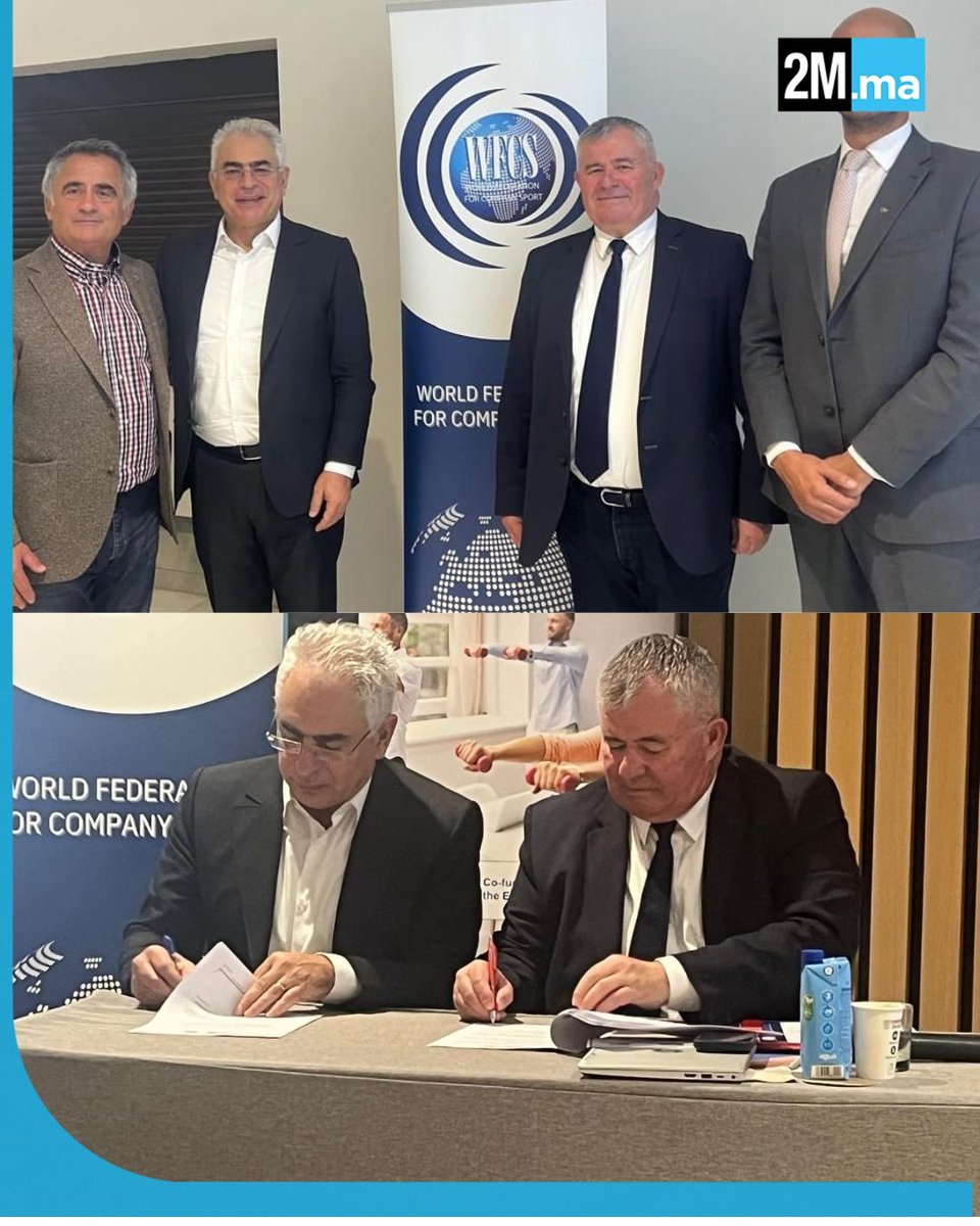 2MInteractive's tweet photo. ๐Mรกlaga
Younes El Mechrafi reprรฉsente l'APSEM lors de lโAssemblรฉe Gรฉnรฉrale de la World Federation for Company Sport (#WFCS) en tant que Vice-Prรฉsident #Afrique.
https://t.co/fKYmIh1AuG https://t.co/o60eNGSBSA