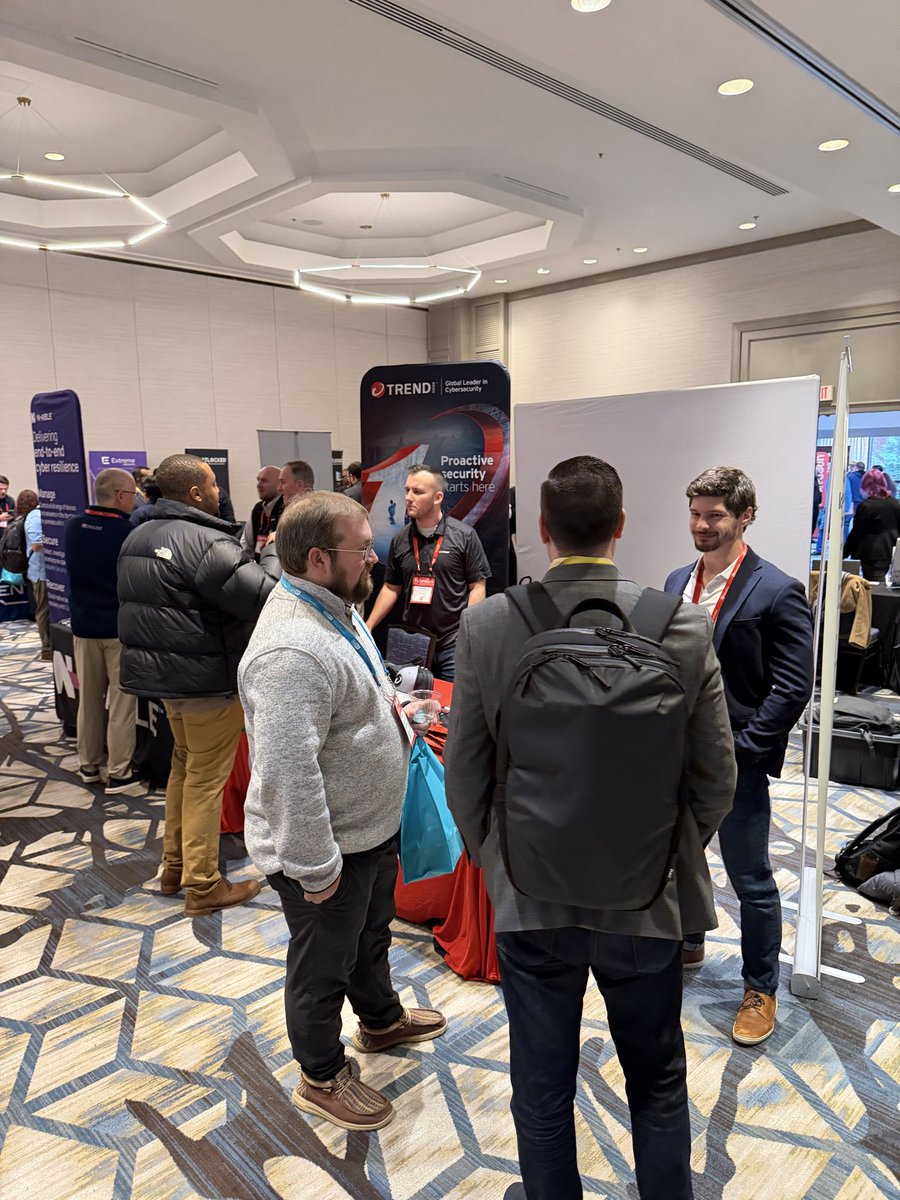 AdamJTrendMicro's tweet image. Excited to be here at @FutureConHQ #Boston representing @TrendMicro !
Looking forward to connecting with security leaders, talking all things CREM, AI-driven defense, and how we’re helping organizations stay ahead of today’s threats.

#ProactiveSecurity #AI #cybersecurity