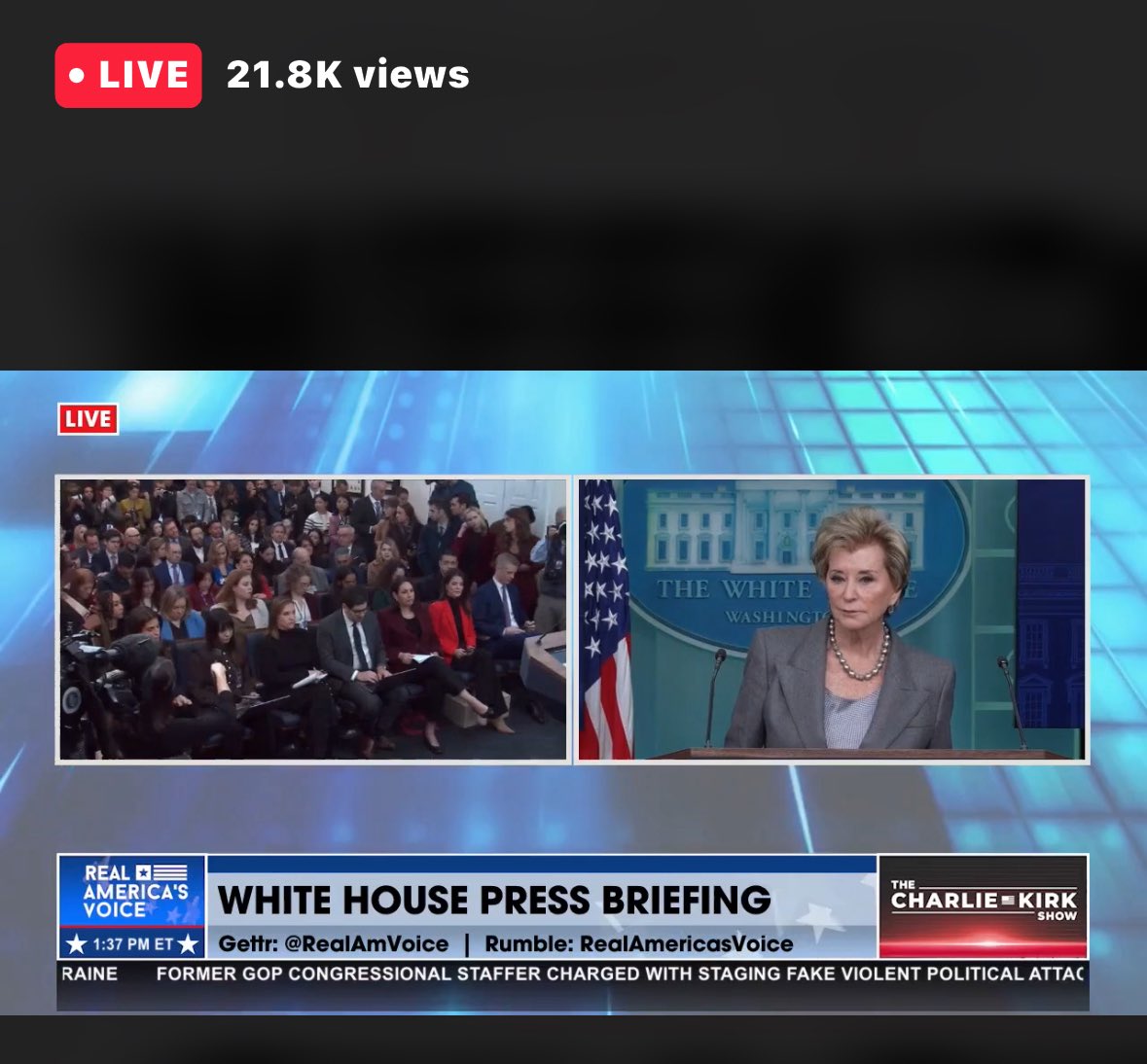 kathykrobot's tweet image. gettr.com/post/p3udskuc1…
Press briefing