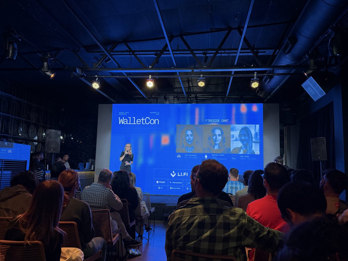 This women bring so much to the table, amazing pannel at WalletCon!!  <a href="/WalletConnect/">WalletConnect</a> <a href="/Houlgrave/">Jess Houlgrave</a> <a href="/dee_centralized/">Dayana Aleksandrova</a> <a href="/ThewizardofPOS/">Marissa Posner</a> <a href="/CamiRusso/">Camila Russo</a> w <a href="/Franco_Carole/">Carolina Franco</a>