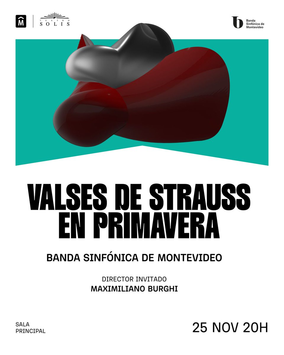 🎶 La <a href="/Banda_Sinfonica/">Sinfónica de MVD</a> cierra su temporada de conciertos en el Teatro Solís bajo la dirección de Maximiliano Burghi con un programa dedicado a la música de Johann Strauss, conmemorando los 200 años del nacimiento.

🎟️ Entradas en venta, link en bio.