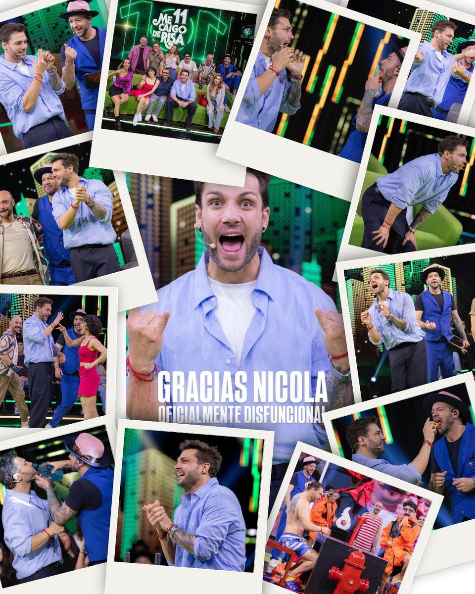 Que orgullo ver a #NicolaPorcella en <a href="/MeCaigoDeRisa/">Me Caigo De Risa</a> en un programa que fue nominado al Emmy. 

Después de 2 años se acomodaron los tiempos y por fin pudo estar. Que divertido estuvo y ojalá el próximo año lo volvamos a ver ahí 🤞🏼💚