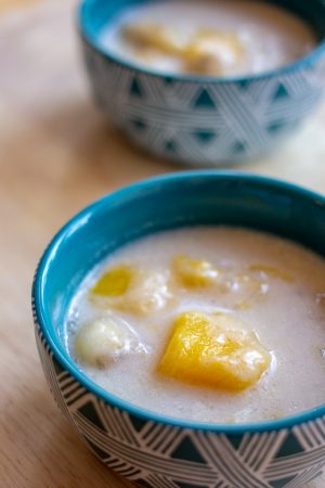 CompassandFork's tweet image. Don&apos;t You Want to Know All About Pengat Pisang? bit.ly/2JR1TKj #recipeofthweek #glutenfree #dessert