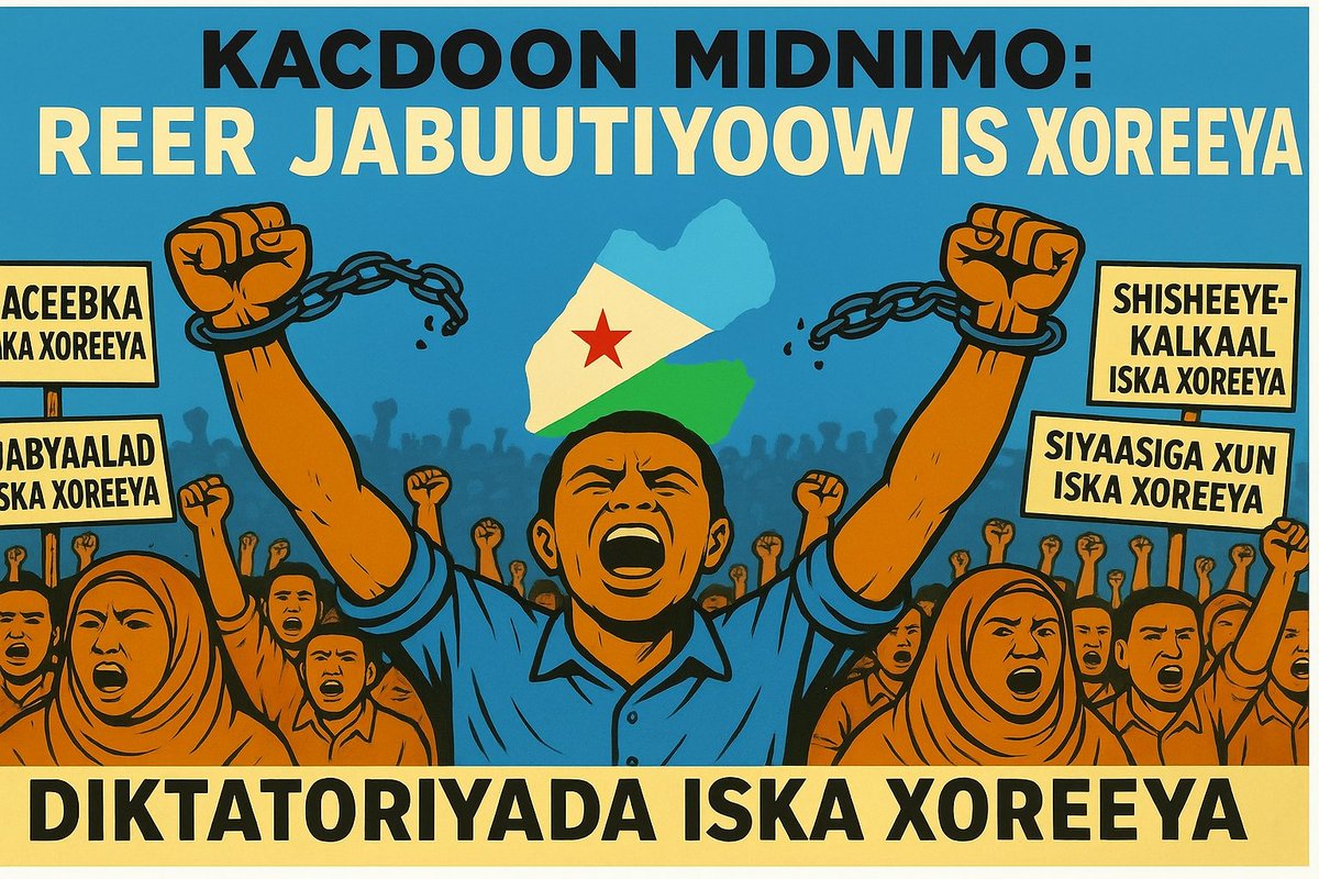 rassace's tweet image. 🔴🇩🇯 #Djibouti

Le régime djiboutien 🇩🇯 face à son crépuscule

Le Sifflet du Jeudi – Chronique politique
Par Ali Salem-Omar, 20 novembre 2025

Quelque chose est en train de changer. Cela ne se voit pas seulement dans les rues, mais dans les regards, les conversations, les…