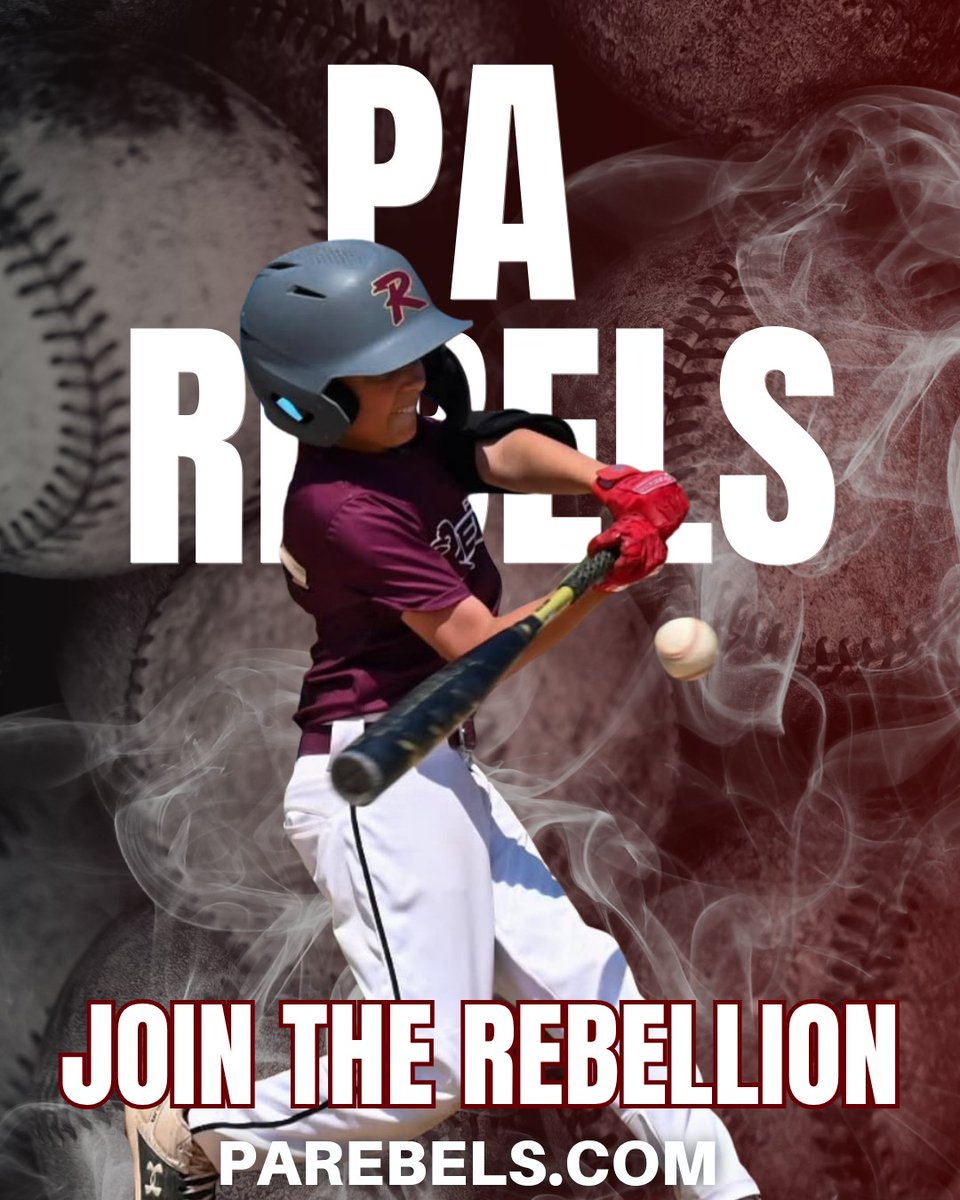 parebels's tweet image. Ready to take your game to the next level? 
Join the PA Rebels—a program built on player development, elite coaching, and a proven path to college baseball.
This is where hard work meets opportunity.
 Learn more at parebels.com
#PlayerDevelopment #CollegeExposure