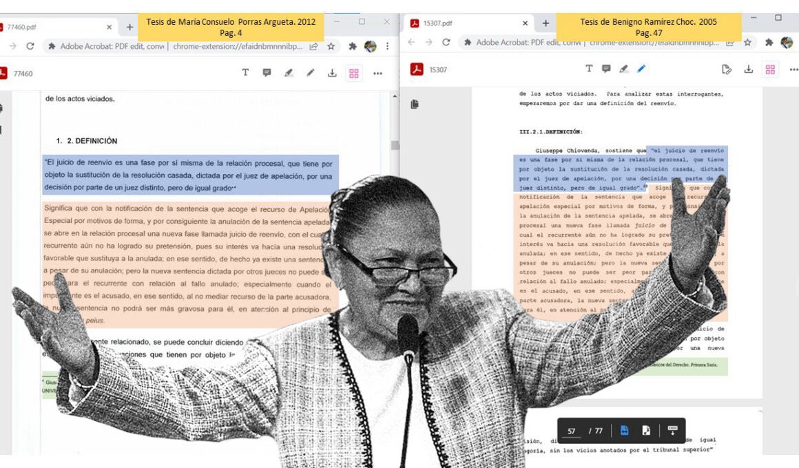 jcarloshd's tweet image. La CC forzó la inclusión de Porras en la nómina 2022 y bloqueó competidores (además del plagio de tesis). La Comisión ignoró tachas graves y favoreció su reelección. El proceso fue manipulado y su legitimidad quedó rota. Es una bofetada a Guatemala que la Dra Copy/Paste ocupe ese…