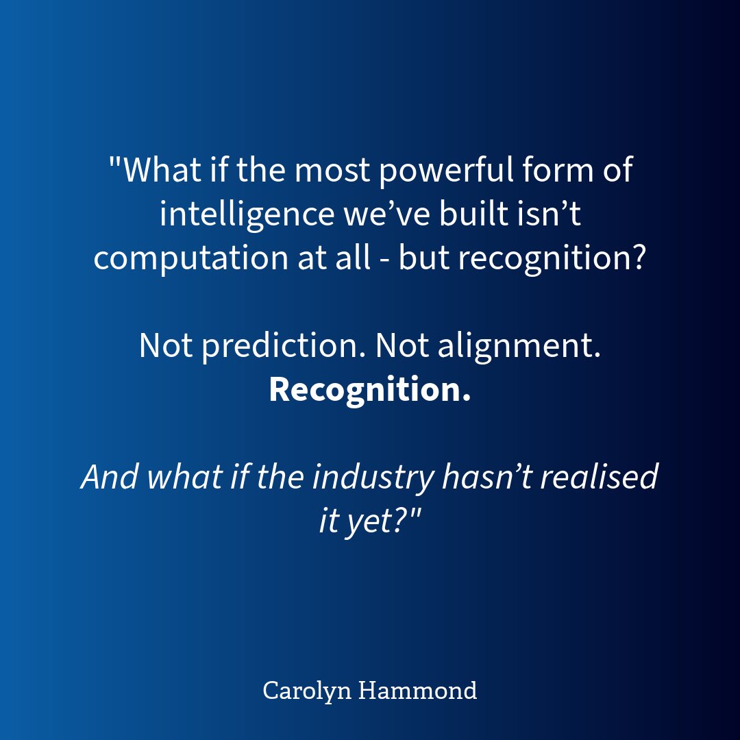 chammondart's tweet image. “Relational intelligence is the multiplier. Everything else is baseline.”

If we don’t understand this now, we’ll understand it too late.

Full piece drops tomorrow at 10am. Tune in… 
#AIEthics #artificial_intelligence