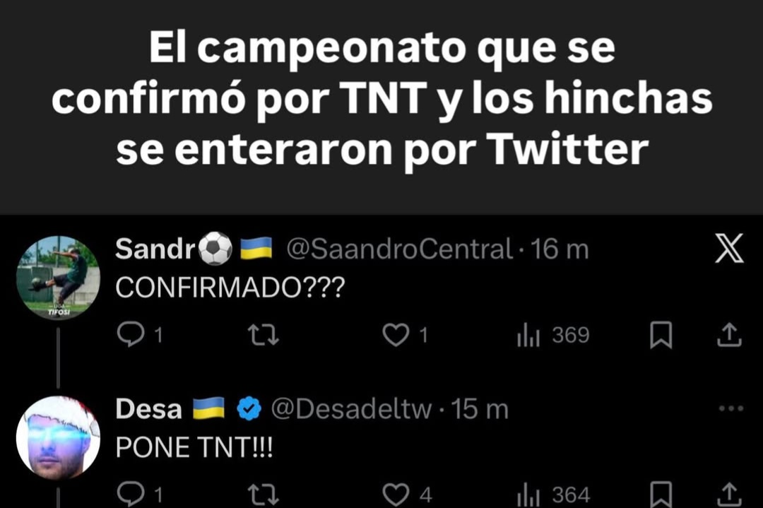 Saliste campeón y te enteraste en Twitter.

Son indignos.