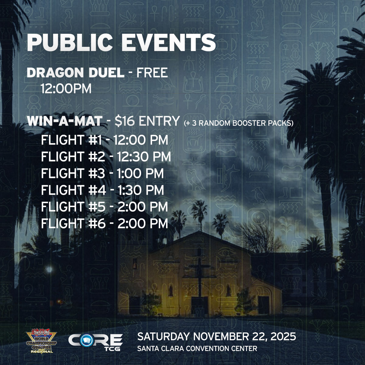 CoreTCG's tweet image. Santa Clara WCQ is happening this saturday!

Register here: rk9.gg/events/konami

Please show up early and submit your decks!