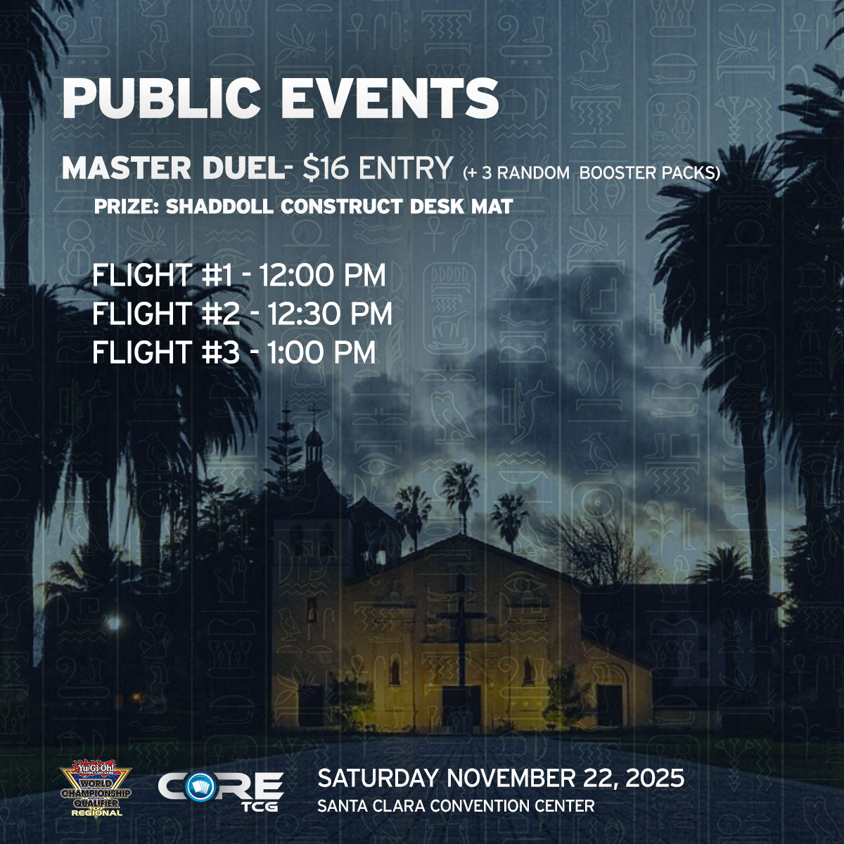 CoreTCG's tweet image. Santa Clara WCQ is happening this saturday!

Register here: rk9.gg/events/konami

Please show up early and submit your decks!