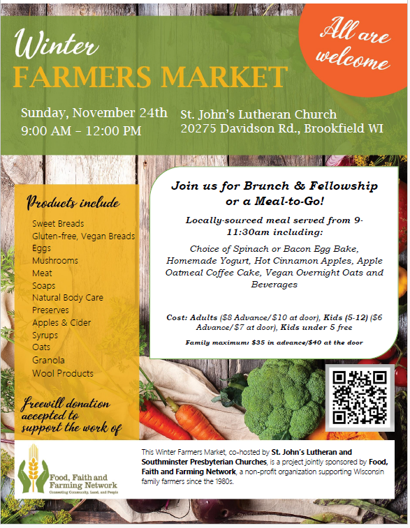 Makedisciples's tweet photo. Winter Farmer's Market at St. John's This Weekend!!! - https://t.co/qnMJobNtsC https://t.co/TFzjaZZdiz