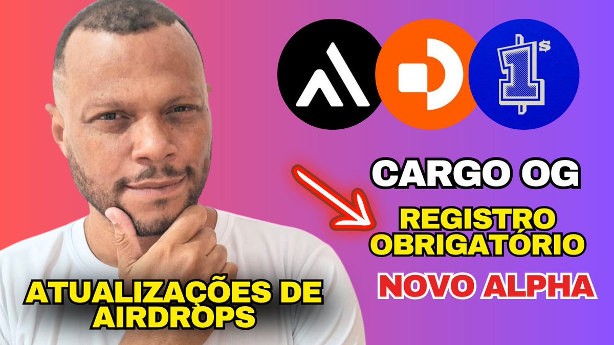 CalabarRodrigo's tweet image. Pega visão! Tem video novo importante!

Aqui: youtu.be/V1uv3BWnnMM

▪️Registro obrigatório no Datagram
▪️Cargo OG na Optimai + 200 USDT em campanha
▪️Novo Alpha

#airdropsgrátis #datagram #optimais #firstdollar #base