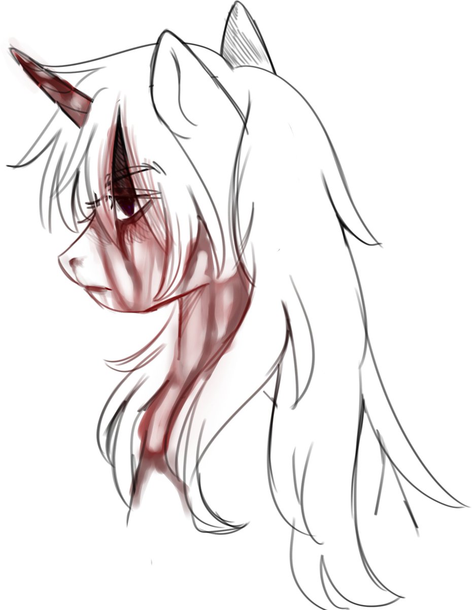 HeartInaMachine's tweet image. OC// Smile through the pain