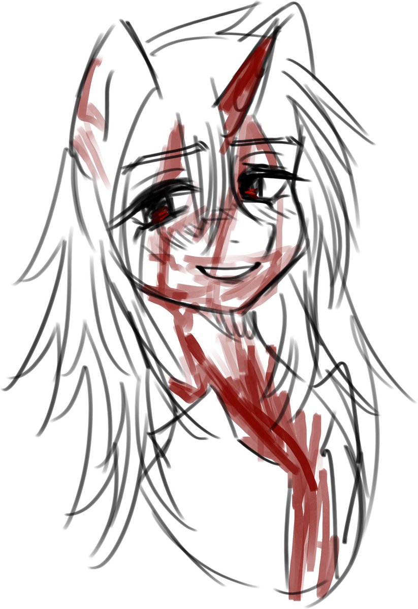 HeartInaMachine's tweet image. OC// Smile through the pain