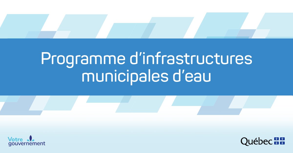 #FondsInfrastructuresMunicipales: Le gouvernement du Québec accorde près de 8 M$ pour deux projets en infrastructures d'eau à Sept-Îles
Plus d'infos: quebec.ca/nouvelles/actu…