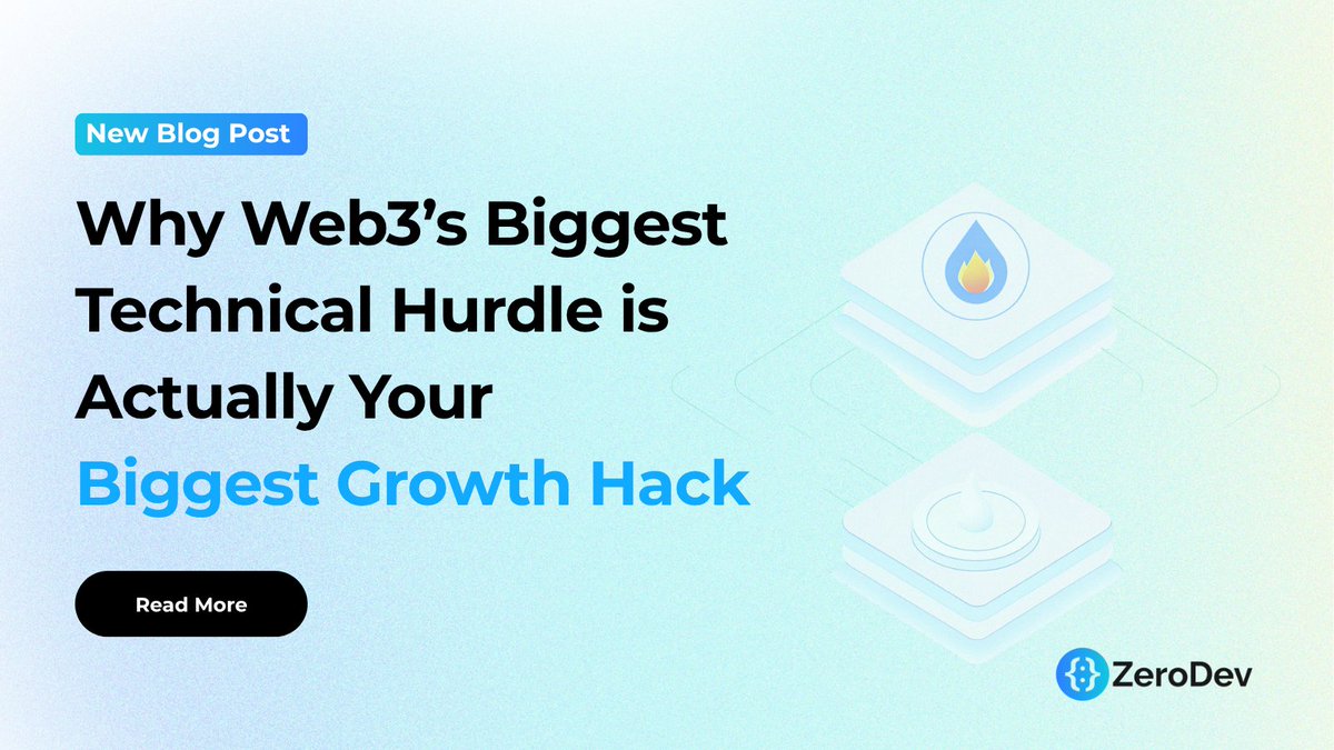 zerodev_app's tweet image. Reduce user drop-off due to gas friction. Forcing them to buy native gas creates a major barrier to adoption.

We built Gas Sponsorship to fix this: offer a seamless, gas-free experience or let users pay fees with any ERC-20.

Accelerate adoption by eliminating friction. Read the…