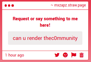 MxZapz's tweet image. &quot;can u render thec0mmunity&quot; -&amp;gt; hello hackertwt. ive always been interested in this guy but i never had the energy to look into them sobs #robloxhackertwt #robloxhackers #thec0mmunity 

mxzapz.straw.page