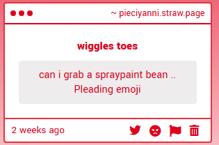 Pie_Ciyanni's tweet photo. one spray paint bean coming up https://t.co/fmjPGRTqtq