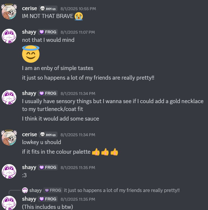 24claws's tweet image. screenshots from my dms with shayy. 
that couldve been me in that doc. if things had been different that could have been me.