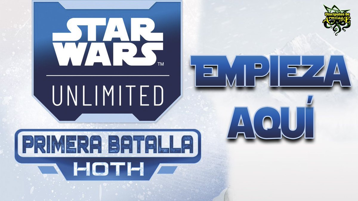¿Cómo puedes introducirte en Star Wars Unlimited sin volverte loco? Hoy os contamos cómo podéis dar vuestro primer paso en este juego del universo de Star wars de <a href="/FFGames_ES/">Fantasy Flight Games España</a>  

youtube.com/watch?v=TFNoJO…