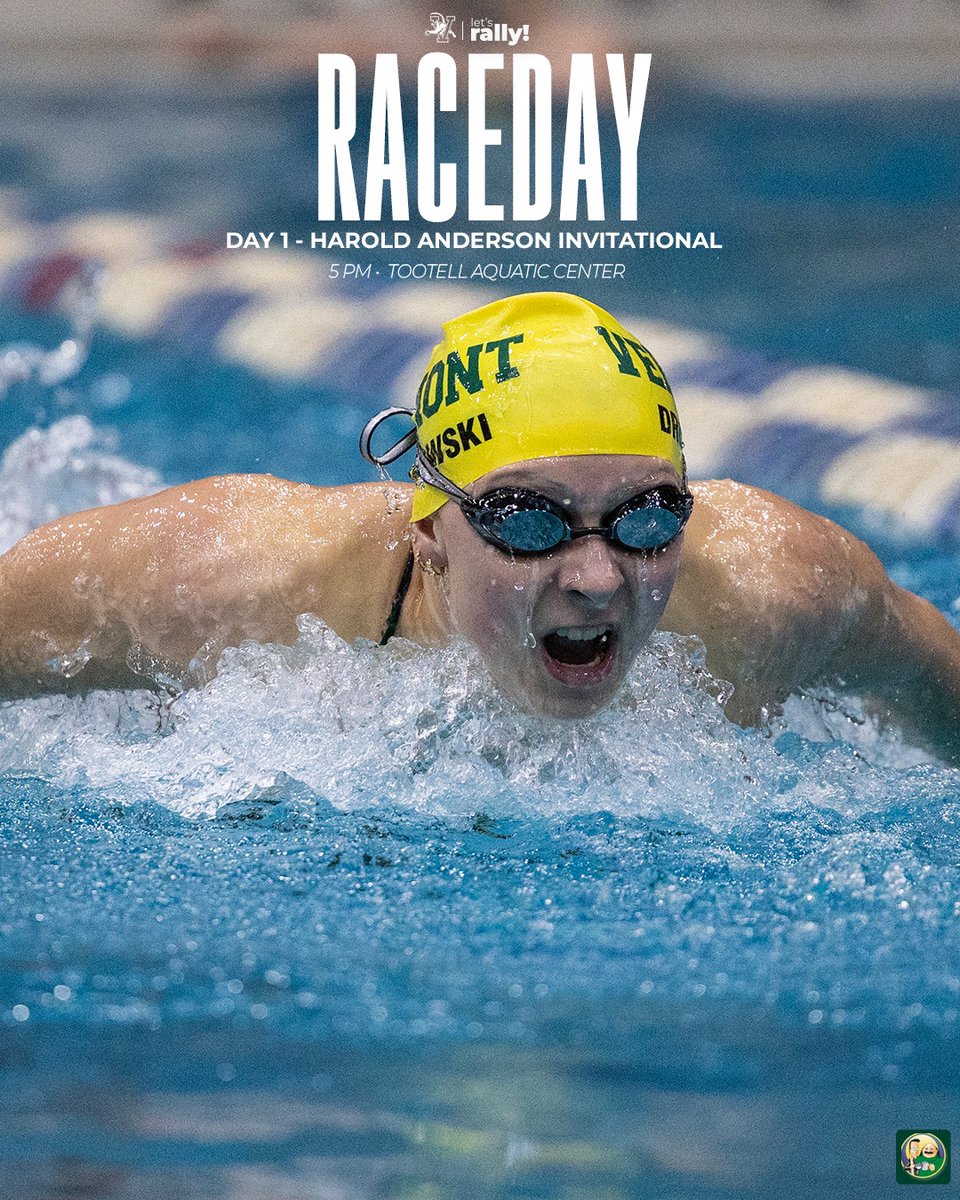 𝗗𝗮𝘆 1⃣ 𝗛𝗮𝗿𝗼𝗹𝗱 𝗔𝗻𝗱𝗲𝗿𝘀𝗼𝗻 𝗜𝗻𝘃𝗶𝘁𝗮𝘁𝗶𝗼𝗻𝗮𝗹
🕰️ - 5 p.m.
9-team event kicks off tonight with 2 relays - 200 Medley Relay &amp; 800 Freestyle Relay!
#LetsRally
