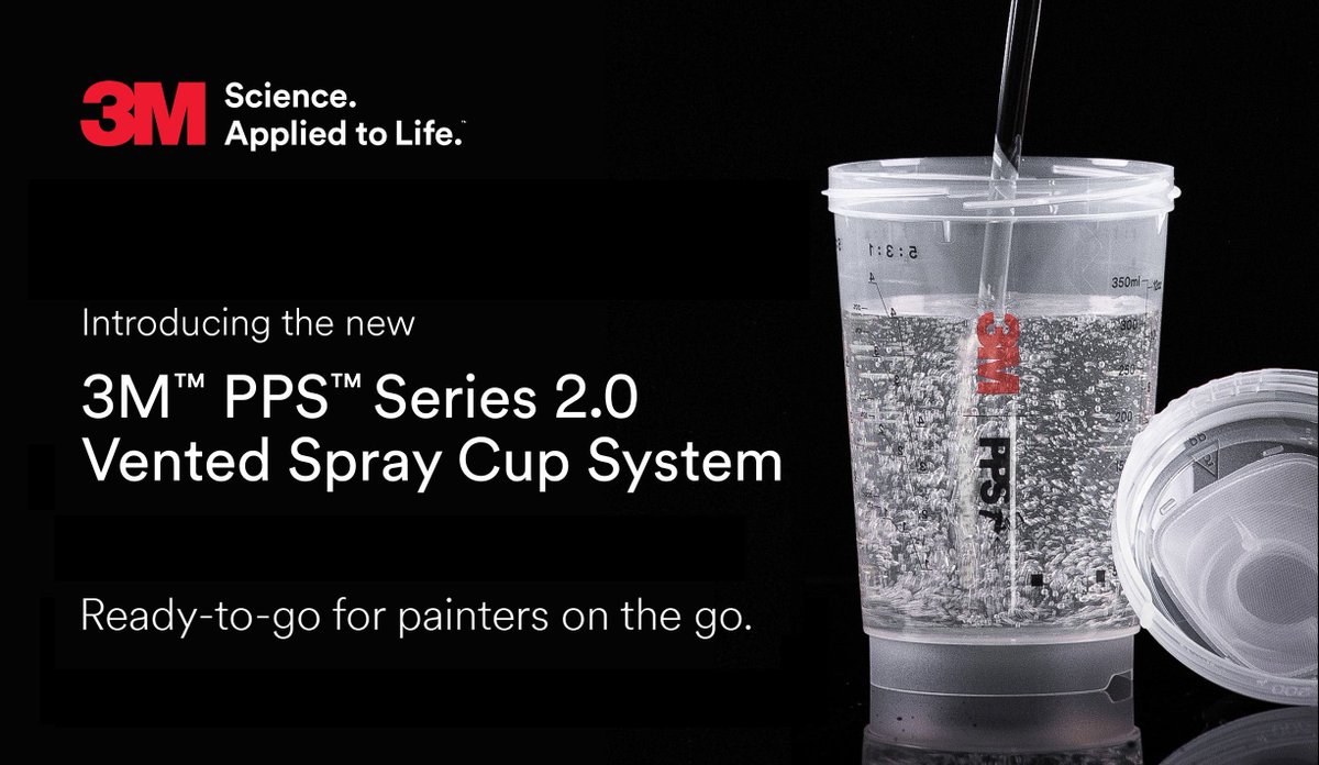 StellarIndSup's tweet image. Precision, consistency, speed—the new 3M™ PPS™ Series 2.0 Vented Spray Cup System delivers.
✔️ Instant setup
✔️ Smooth, consistent flow
✔️ 4 cup sizes
✔️ High-efficiency workflow
Call to learn more!
#PaintingInnovation #EfficientWorkflows #Manufacturing