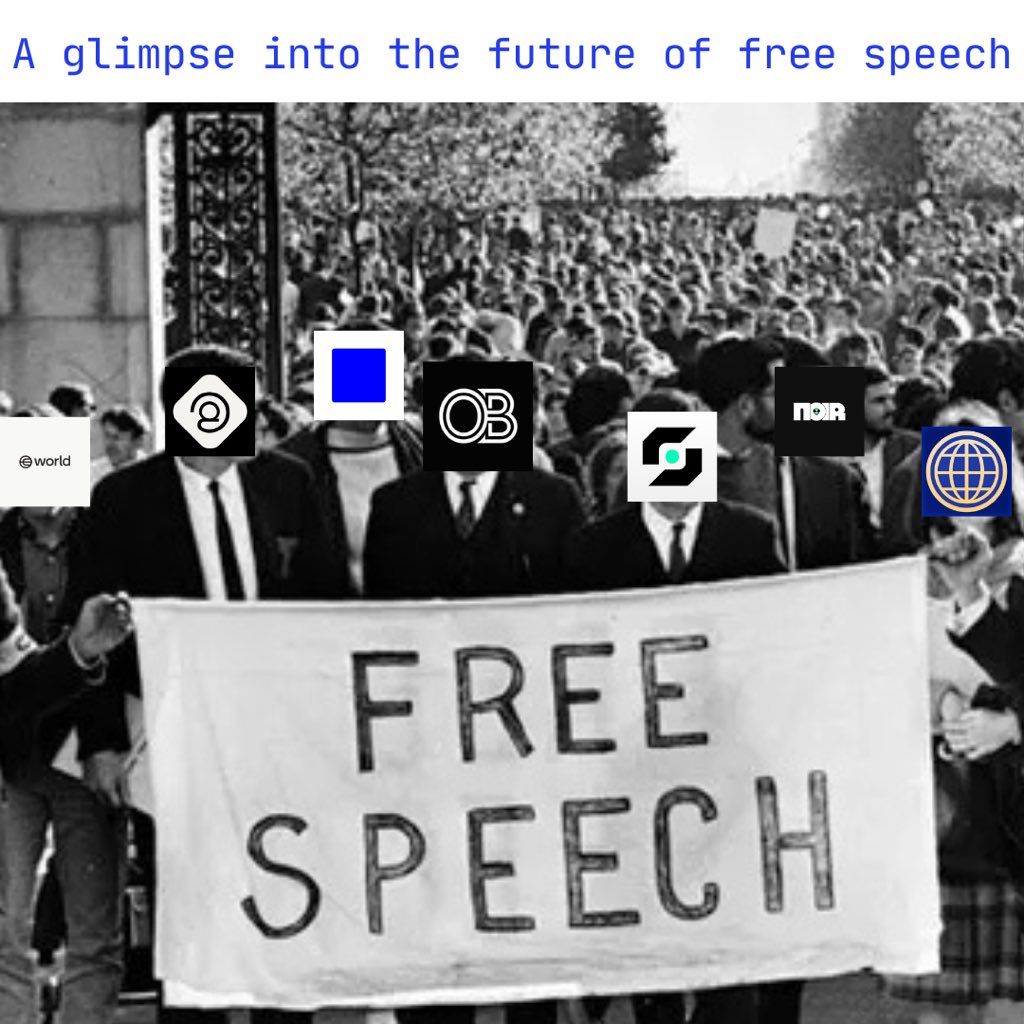 A glimpse into the future of free speech.
Tomorrow at La Rural, 4pm

Sign up here:
luma.com/xtff83vd