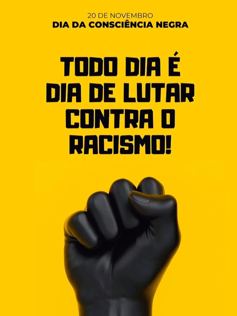 JunniorFarias's tweet photo. Todo dia é dia de lutar contra o racismo! ✊🏾 https://t.co/z9niPH8oNn