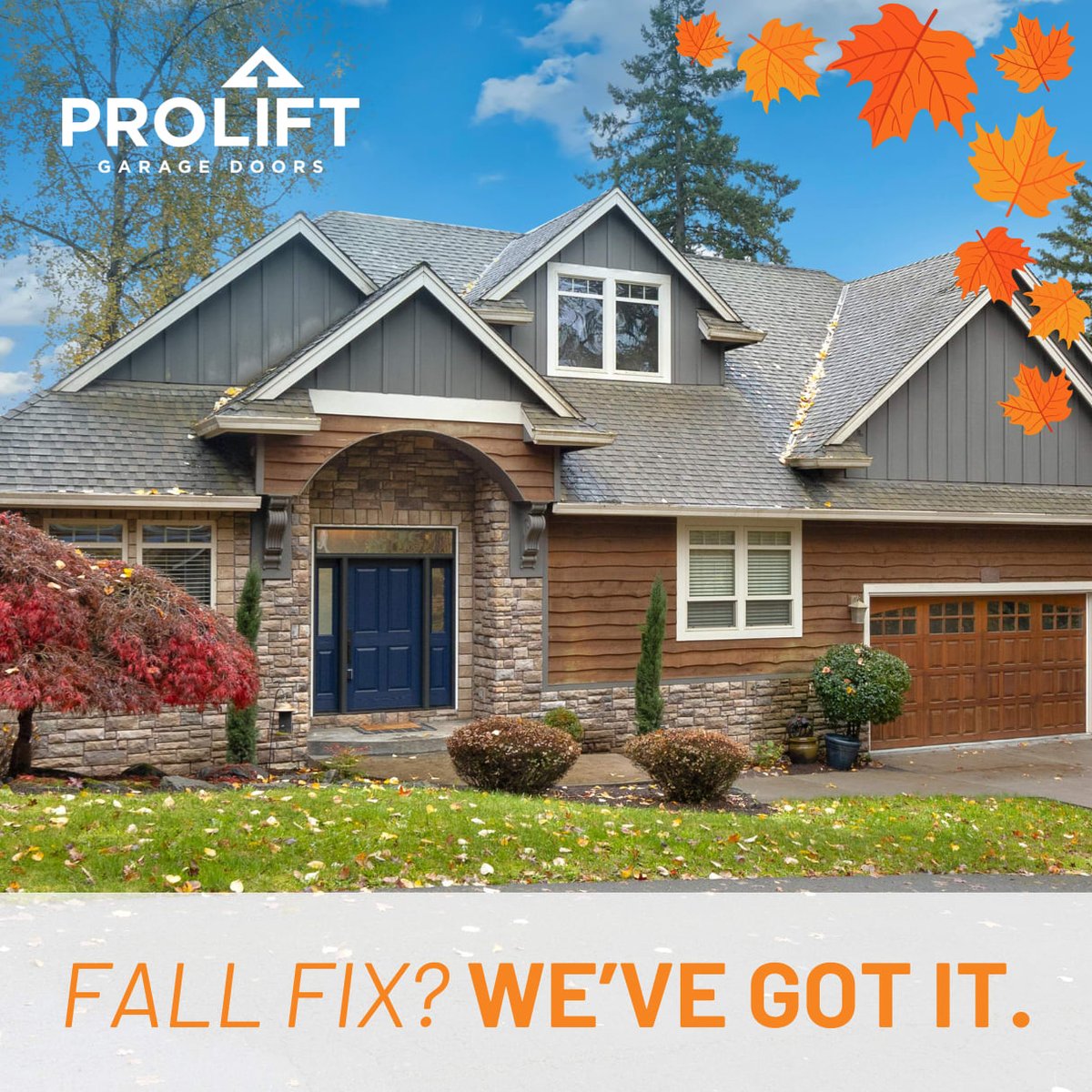 ProLiftDoorsCOS's tweet image. 🍂 Fall Leaves… and Garage Checks! Rake the yard, sweep the drive and call us for a fall garage door inspection! 🍁

Schedule your service at proliftdoors.com/east-colorado-…

Call us at (719) 752-8233

#GarageCare #coloradosprings