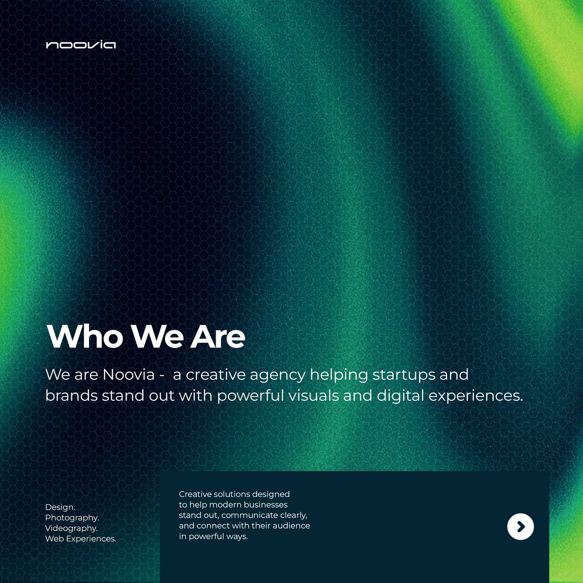 wearenoovia's tweet photo. After months of late nights, tough decisions, bold ideas, and relentless work, I’m proud to finally announce the launch of Noovia... a creative and technology-driven agency built from passion, vision, and purpose. https://t.co/AbskKTRqqs