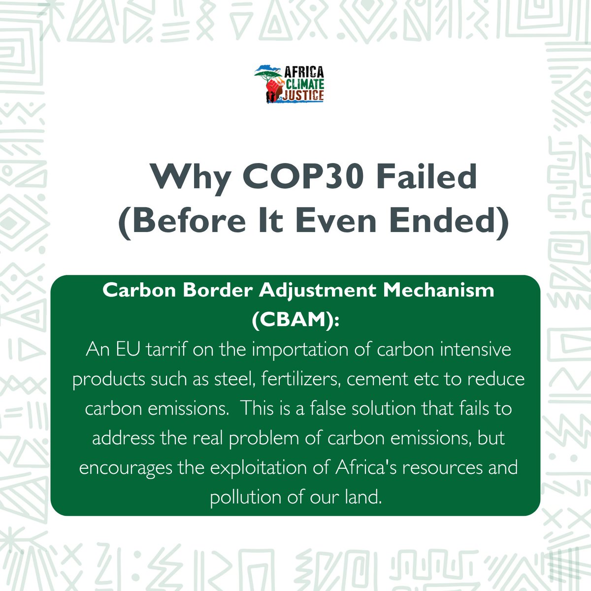 Africa Climate Justice Collective (ACJC) tweet media