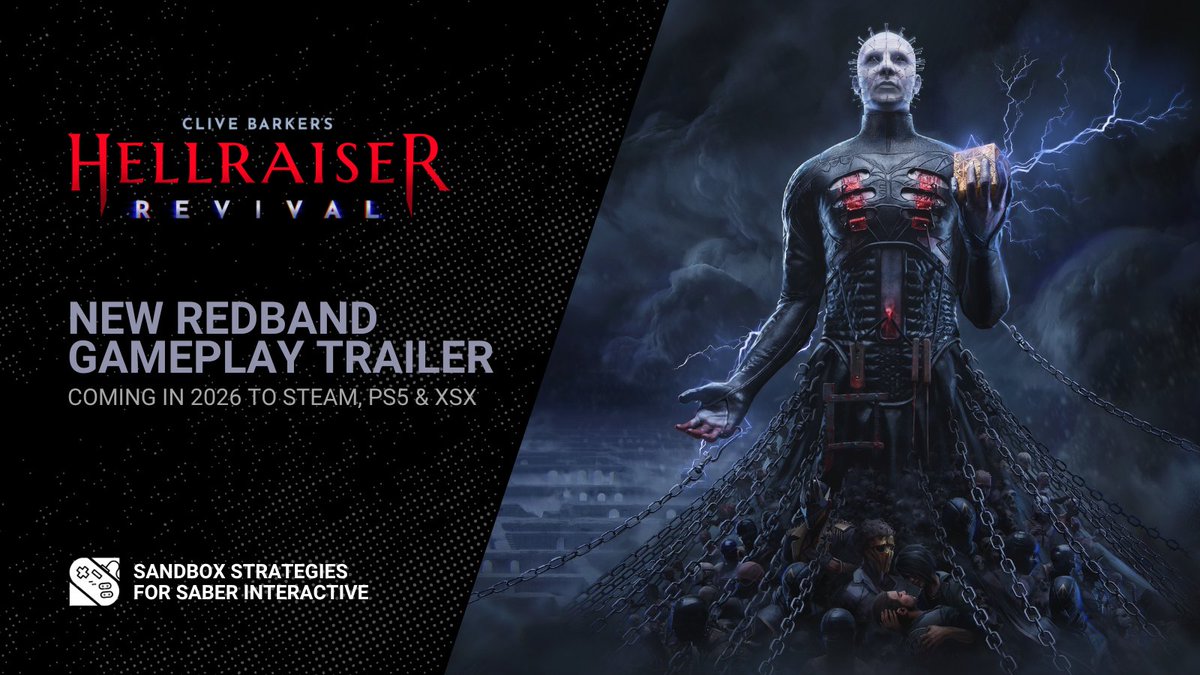 All hell breaks loose in the first official gameplay trailer for Clive Barker's Hellraiser: Revival from Saber Interactive. Check out the new redband video now and prepare for an eternity in the abyss!

Links below 📌