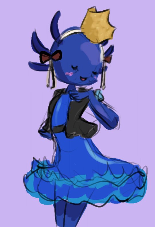 madsmadart's tweet photo. Simple sketches of a few of my build a bear axolotls: Cake Batter, Blackberry Tart, and Clafoutis! https://t.co/KfGaAkCr1m