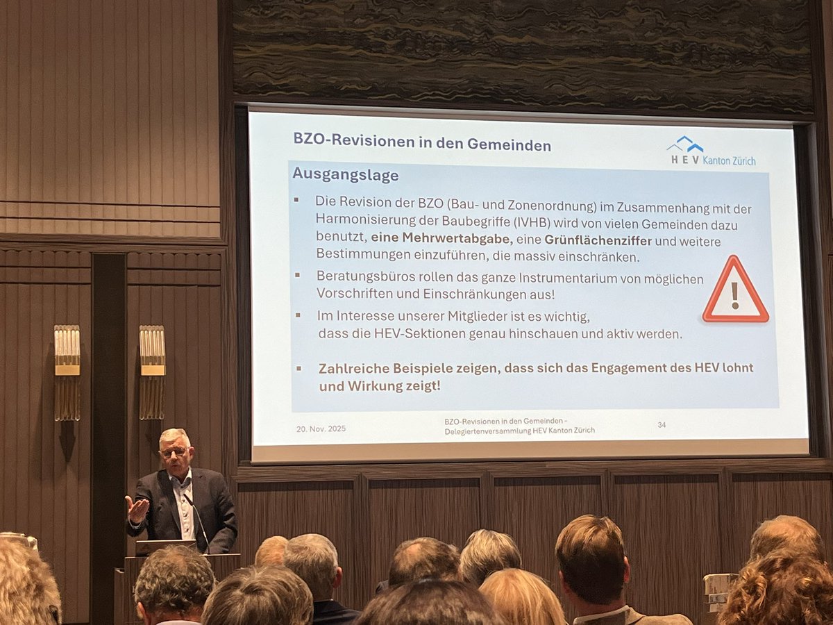 Danke Hans Heinrich Raths für Dein Engagement bei der Mehrwertabgabe und Grünflächenziffer. 

#immobilien #immobilienmarkt #hauseigentum #wohneigentum <a href="/HEVWinterthur/">HEV Winterthur</a>