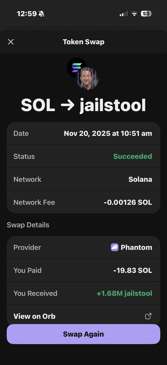 Day 11 of 1 SOL buys.

Decided to speed the 30 days up

Bought 20 SOL this morning. Going back to weekly DCAs. #jailstool