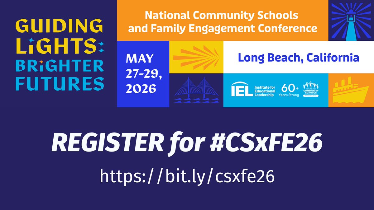 Are you a Family Engagement Specialist or someone supporting family-school-community partnerships? You don't want to miss out on being a part of the nation's largest gathering of ppl prioritizing #FamEngage - #CSxFE26! Join us in Long Beach May 27-29: bit.ly/csxfe26
