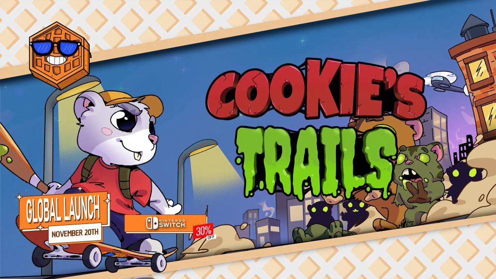 🍪 NEW LAUNCH + GIVEAWAY! 🎮
Cookie’s Trails launches on November 20 for Nintendo Switch!
Guide a survivor hamster through zombie-filled paths and plan every move in this cozy tactical puzzle.

How to enter the GIVEAWAY:
🍪 Like + RT
🧠 Follow us
🔥 Tag a friend!
Every 25 RTs =