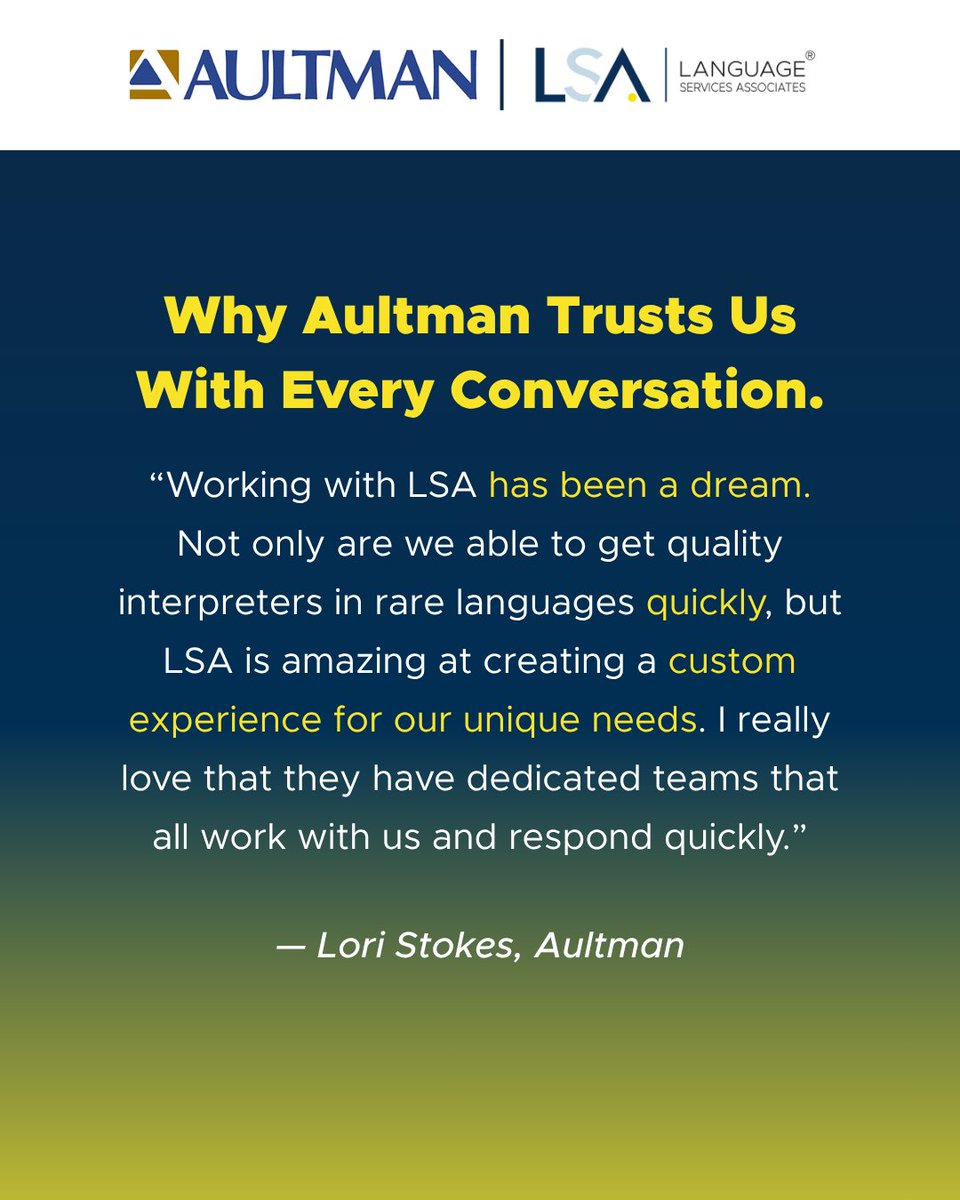 LSAWeb's tweet image. 💬 Here’s what our #partners are saying.

👉 See how we customize every partnership: okt.to/gLkBzw