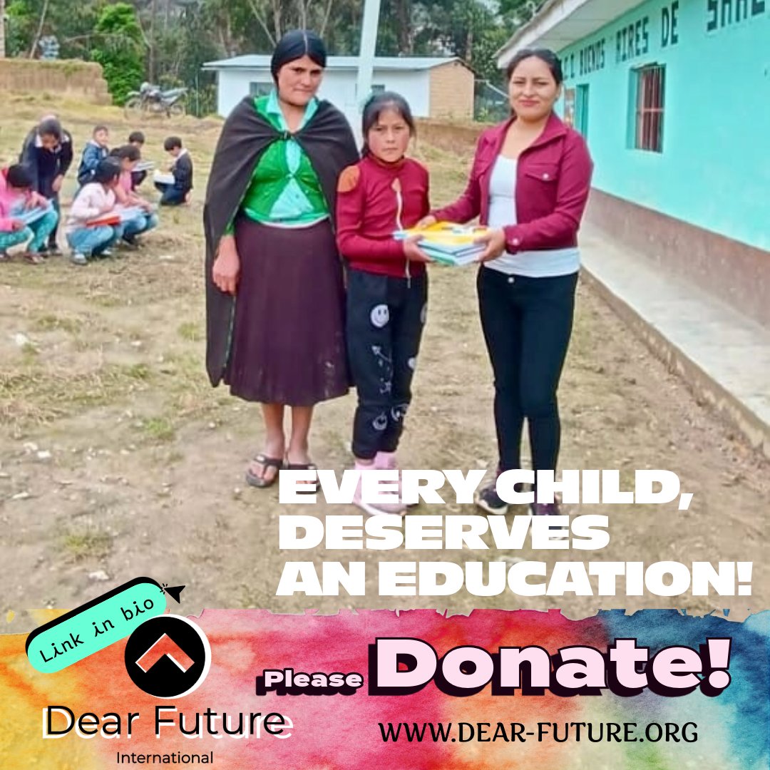dearfutureNGO's tweet image. This last March a child opened their first notebook because of a stranger’s kindness. That stranger could be YOU.  Keep the chain going—fund education worldwide.
Learn and donate: 👉👉 dear-future.org | #kindnessmatters 
#youcanhelp #changetheworld #educationmatters